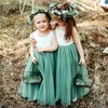 Vestidos de menina Size Plus Size Princess Party Lace Flower Girl Dress Bebês crianças de verão Criando crianças roupas 2 4 6 8 10 12 14 230814