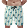 Shorts Shorts Gym Gold Dots and Stripes carini bauli arte moderna stampa moderna sport secco veloce fitness pantaloni corti di alta qualità