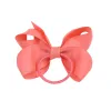 Baby Girls Grosgrain Ribbon Bows Rope Kids Bowknot Hairbands Pony Tail Holder For Children Accessories Bow elastic bandZZ