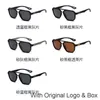 Designer-Sonnenbrille für Damen und Herren, modisch, luxuriös, Strahlen, klassischer Stil, Gürtelbrille, Unisex, polarisierend, Sport, Fahren, mit Originalverpackung, polarisiert, PC, Doppel-B