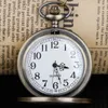 Pocket Watches Retro Klassische FOB -Polnische Quarz Uhr MENS Pendellist Kette glattes Relogio de Bolso Geschenk