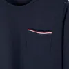 メンズパーカー長袖Tシャツポケットデザイン女性のパーカーヘムストライプオープンボタン高品質のカジュアルトップ