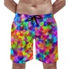 Erkek Şort Spor Salonu Ayçiçeği Swirl Yüzme Sandıkları Özet Sanat Baskı Erkekler Hızlı Kurutma Spor Fitness Modaya Gizli Artı Boyut Plaj Kısa Pantolon