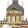 Bloklar 3377pcs Paris Louvre Müzesi 3D Model Yapı Blokları Dünya Mimarisi Mini DIY DiAma Mikro Bloklar Çocuklar İçin Oyuncaklar R230814