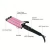 3 lufę Curling Iron Hair Crimper Profesjonalne faluje fale curling