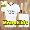 Men Kids Full Set 2023 2024 Real Madrids Benzema piłka nożna Vini Jr Modric Camavinga 23 23 TChouameni Asensio Kroos Rudiger Bellingham Home Away Away Bolkere