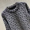 Men's Plus Size Hoodies & Sweatshirts 2023 fashion jacquard round neck sweater women's men's same trend high street long-sleeved coat a7f44