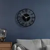Настенные часы современные домашние украшения тихий акриловые настенные часы римские часы модные часы на стенах наклеек