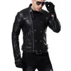 Herrjackor Mens Läder Högkvalitativ klassisk motorcykeljacka Male Plus Faux Leather Jacket Men Spring Drop 230814
