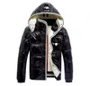 Brustpocket Abzeichen Herren Down Jacke Mode Designer Pufferjacke Winter mit Kapuze Down Jackets abnehmbarer Hut warmer Mantel Größe 1-5