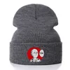 Beanie/Skull Caps One Punch Man OK Cotton Embroidery Men for Men for Men for Mendited冬の帽子ソリッドヒップホップスカリ