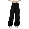 Dames broek streetwear coole enkelband vrouwen losse vrachthop dame kledingstuk