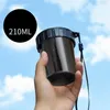 Water Bottles 210ml Small Capacity Plastic Cup Portable Handy Mini Leakproof Bottle