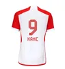 Kane de Ligt Soccer Jerseys 23 24 Sane Hernandez Bayern Munich Gnabry Goretzka Coman Muller Davies Kimmich Football Shirt Kids Kids 2023 2024 Uniforms