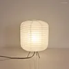 Tafellampen Japans rijstpapierontwerp Akari Noguchi yong bureaubriek slaapkamer huisdecorstudie woonkamer lantaarn verlichtingsarmaturen