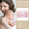 Bandanas 4 Pcs Baby Washcloths For Born Burp Towel Nursing Infant Burping