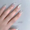 Glitter per unghie 1 barattolo fata glossy ghiaccio bianco fine perla fine polvere aurora gel rianimale manicure ft12g 230814