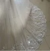 2024 Appliques en dentelle Veille de mariage Veaux nuptiaux 2m de long Veils de long tulle doux Veaux de dentelle de lace