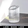 Świece nowoczesne kwadratowe filar szkła szklana kryształowy uchwyt na dekorację ślub wosku wakacyjny prezent na prezent domowy