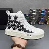 Designer Am Star Applique Printing Designer Men's Canvas Sneakers Lowes Sneaker High Tops Low Top Lace-Up Shoes Fashion Board Shoes 39-46