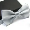 Bow Ties Multicolor Bowtie Boys Dziewczęta Kobiety Mężczyźni Regulowany solidny imprez