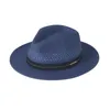 Beretti uomini grandi dimensioni Hollow Panama Paglie Cappello Summer Fedora Sun Shade Beach Head High Fadable