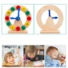 Wooden Digital Clock Model Children's Early Education Teaching Aids Desk Accessories