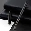 Fountain Pens Hero Black Forest Metal Pen Fine Nib Piękna tekstura drzewa Doskonała pisanie prezent 230814