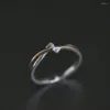 Clusterringen daisini 1,0 mm ronde briljante d kleur moissaniet diamant 925 sterling zilver gemengd goud sierlijke ring verjaardag geschenken voor vrouwen