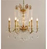 Lustres de lustres de cobre moderno lustre decora vela slue bedroom sala de estar d68cm h76cm estilo de suspensão luminosos déco