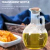 Servis uppsättningar Glass Oiler Dispenser Bottle Kitchen Vinegar Holders Cooking Olive Cruet Container