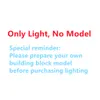 Blocks Vonado LED LED Set para 76396 o momento em que a Classe de Adivinhação Classe Coleciona Bricks Light Kit não incluiu o Modelo 230814