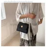 Kvällspåsar hög skönhet fransk pärla handhållen väska för kvinnor 2023 ny koreansk modekedja middag crossbody axel bagstylishdesignerbags