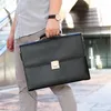 Briefcases Anti Theft Password Lock Business Briefcase Men Messenger Bag Men's Handbags Handmade Shoulder Casual Laptop