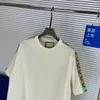 2023-Men 's Plus Tees 폴로 둥근 목 목자 자수 및 인쇄 극식 여름 마모 거리 순수면 2wf1