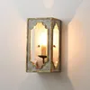 Lámpara de pared personalizada Bohemian Retro Wooden Bedside Billen Bedside in the Stave Room Corridor Aisle TV