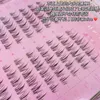 False Eyelashes 10 Rows 120 Bundles Eyelash Extension Transparent Stem Reusable Individual Cluster Fluffy Lower Lashes Comic False Eyelashes 230814