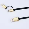 2in1 Schnelles USB -Kabel für Huawei Honor Retractable Tragbares Micro USB Typ C Ladekabel für Samsung Huawei LG