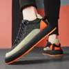 Dress Shoes Men Vulcanized Sneakers Tennis Sports PU SlipOn Mix Color Good Quality Skateboarding Walking Casual Shoe For Male 230812