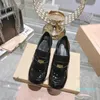 2023-Designer Women schoenen Luxe platform schoenen Patent Leather Classic Werk Vakantie Elegant zwart-witblauw