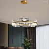 Chandeliers Lights LED Pendant Lamps Luxury Nordic Simple Modern Circular Living Room Atmospheric Bedroom Dining Acrylic