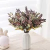 Dekorativa blommor 3PC Autumn Artificial Bouquet Silk For Wedding Decoration Home Decor Christmas Party Indoor Fake Flower DIY