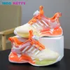 Sneakers obrotowy buforle dla dzieci dziewczęta wiosna światło dzieci dziecięce buty sportowe maluch swobodny oddychający trenerzy 230812