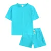 卸売夏のベビー服セット子供用Tシャツスーツコットンボーイショートセットキッズ