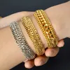 Charm Bracelets Sunny Jewelry 12MM20MM Big Wide For Women Men Bracelet 18K Gold Plated Double Weaving Rolo Cable Curb Link Catenary Chain Gift 230814