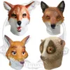 Party Masks Animal Head Latex Vuxen Reptiles Lizard Cat Mask Horse Rubber Halloween Carnival Fancy Dress Props 230814