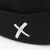 Berets Unisex Hip Hop Melon Hats Street Style Brimless Beanie Hat Fashion Party Skullies Cap Adjustable Buckle Cabbie Caps Headwear