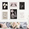 Pink Halloween Canvas Painting Witchy Gothic Ghost Skeleton Posters And Print Wall Art Nordic Wall Picture For Living Room Boys Bedroom Decor w06