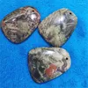 Charms 3PCS Naturalne półfiliste kamienne wisiorki koraliki 50 x 40 mm za DIY Damskie biżuterię