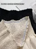 Kjolar cirky mini kjol kvinnor elastisk midja veckad smal solid bollklänning sommar söta flickor 2023 hög midja med foder
